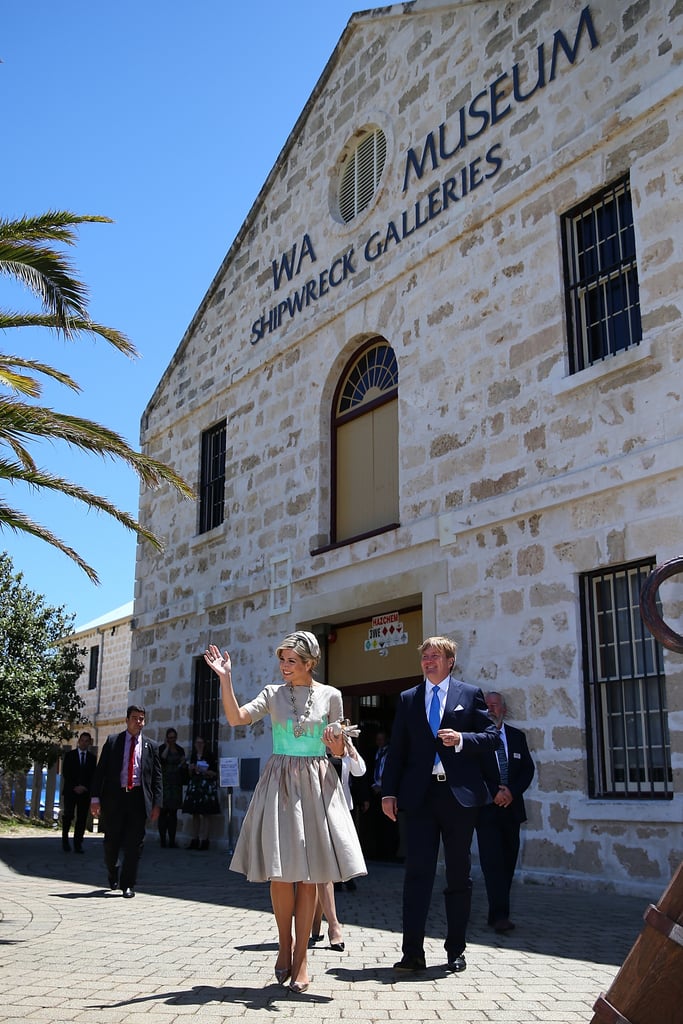 Queen Máxima and King Willem-Alexander visit Perth, Australia.