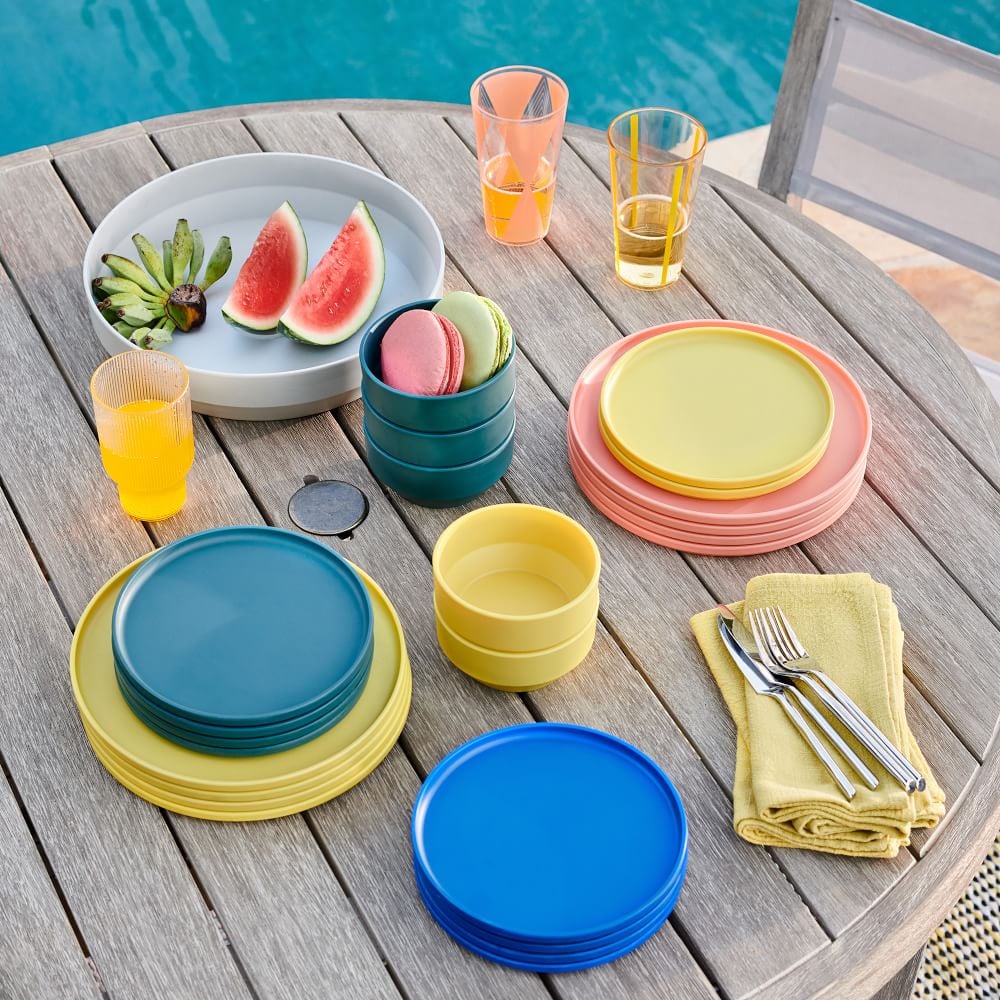 Modern Melamine Salad Plates