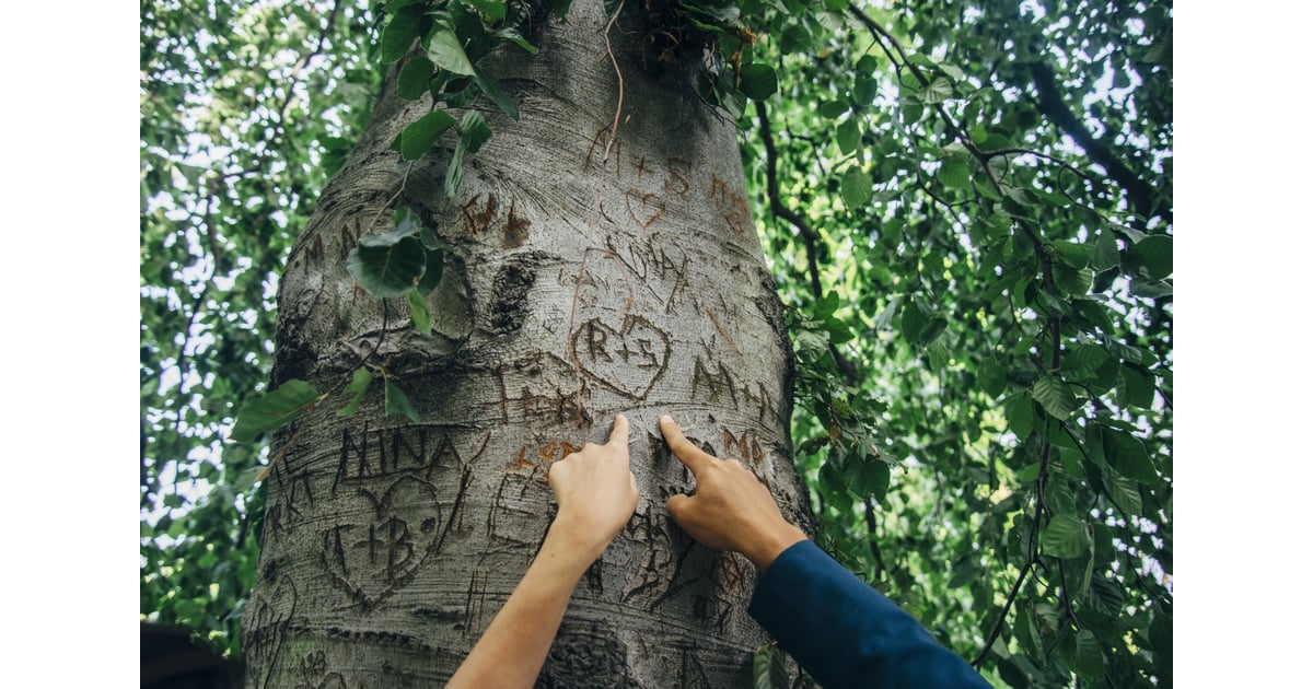 Carve your initials into a tree. Best Summer Bucket List For Couples