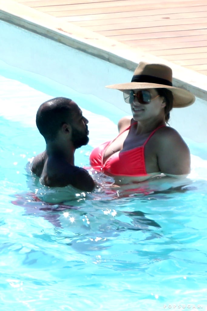 Ashley Graham and Husband Justin Ervin in Italy July 2018