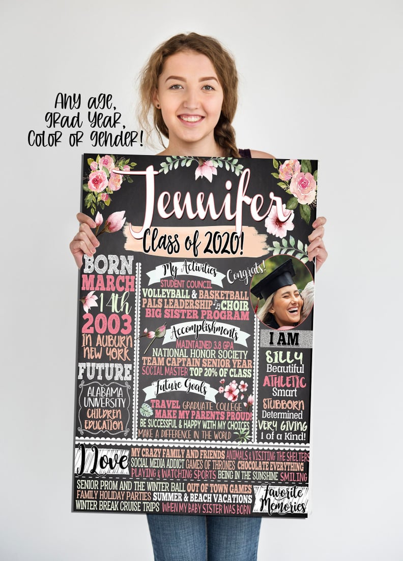 Graduation Chalkboard Print