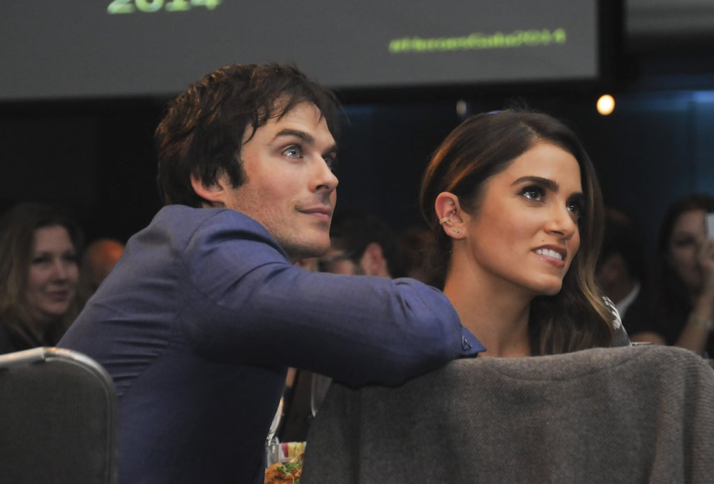 The couple sat close at a charity event in LA in November 2014.