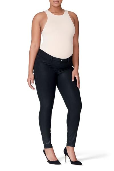 The Honeymoon Mid Rise Waxed Black