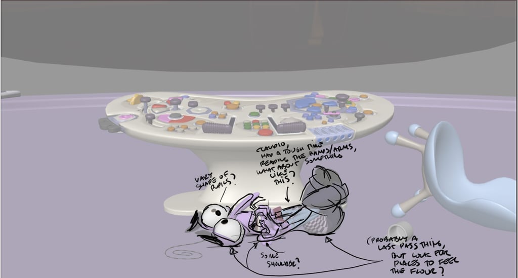 Producers held daily meetings to go over animations and correct tiny details, like a drooping shoulder or stretched arms.
Forty-five animators worked on the film. 
 They finished three seconds of final animation each week.
Other details took time: they considered 284 designs of a train before deciding on one. It took eight months to make one sparkler.