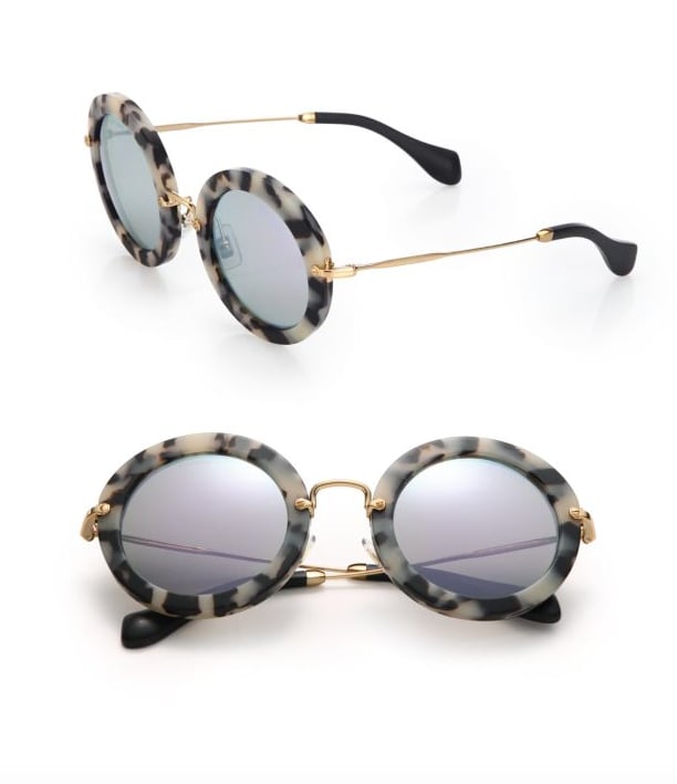 Miu Miu 49MM Round Sunglasses ($390)