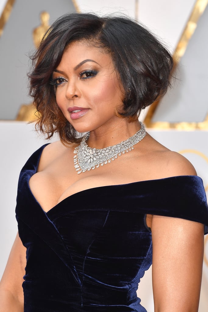 Taraji P. Henson's Hair and Makeup at the 2017 Oscars