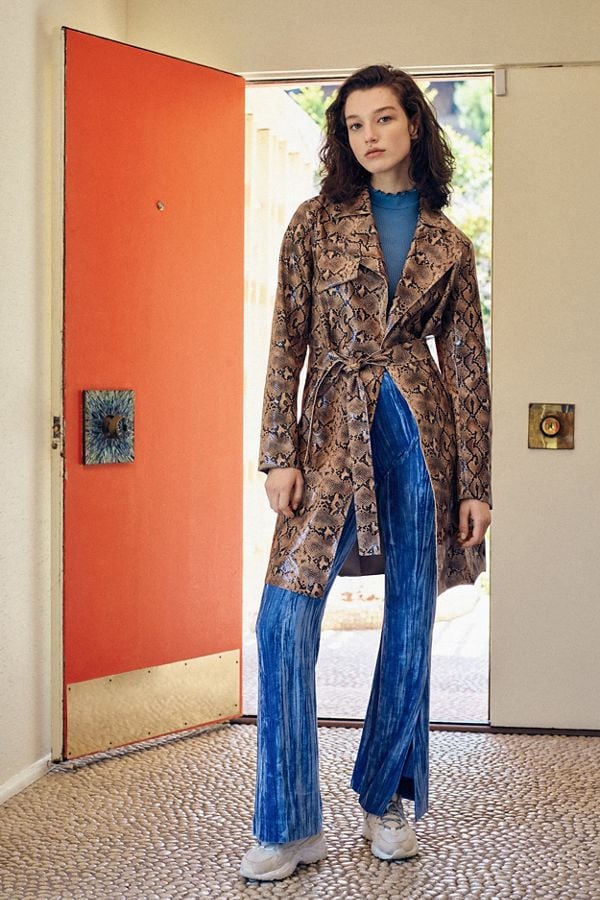 Snakeskin raincoat hot sale