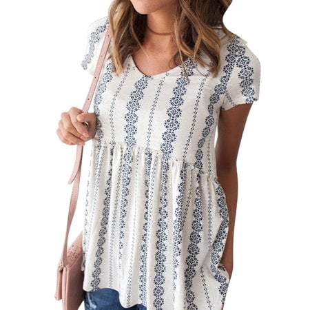 Nlife Printed Blouse