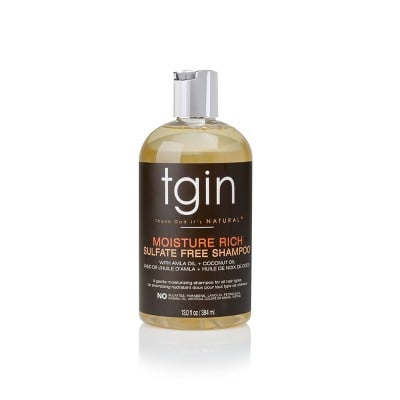TGIN Moisture Rich Sulfate Free Shampoo For Natural Hair