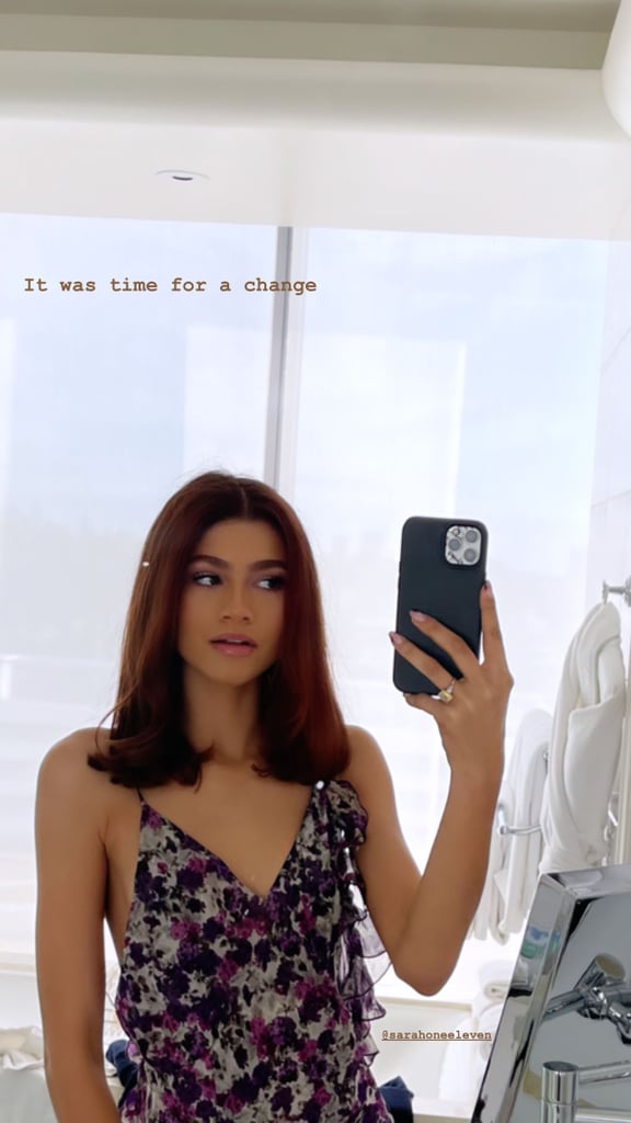 Zendaya's Mirror Selfie Wearing the Ring