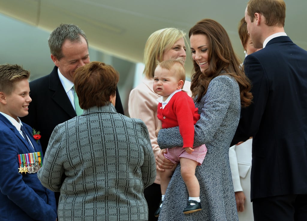 Even the back of George's little head made this mama happy.