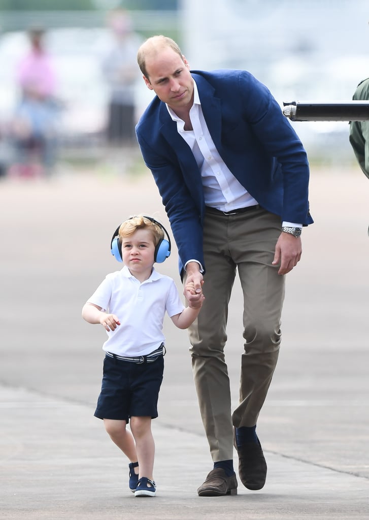 William on George's first Christmas: "George will be bouncing around like a rabbit."
Kate on why George didn't go to India: "Because George is too naughty. He would be running all over the place."
Kate on why she can't cook with George around: "When I try to [bake] with George at home, chocolate and the golden syrup goes everywhere. He makes so much mess. It's chaos."