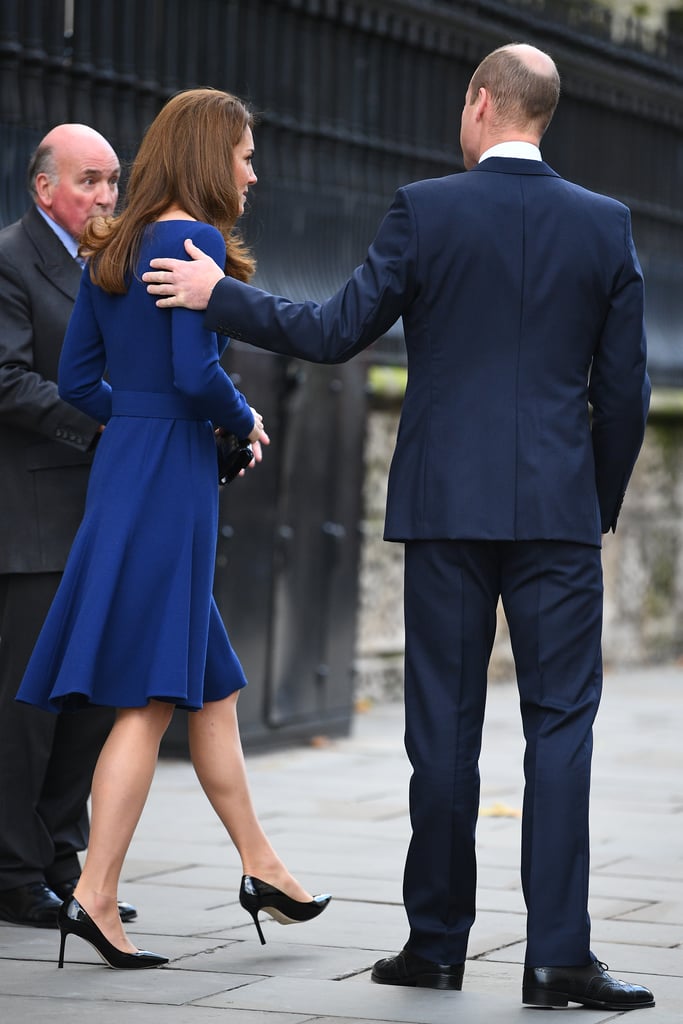 Prince William Touching Kate Middleton's Back Pictures