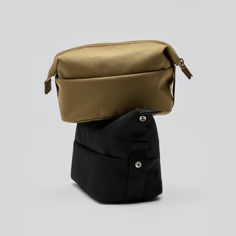 Best Sustainable Travel Makeup Bag: Everlane The ReNew Catch-All Case