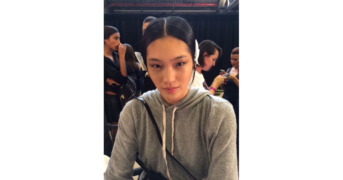 Chiharu Okunugi at Donna Karan | Beauty Tips From Fashion Week Models | POPSUGAR Beauty Photo 9 Chiharu Okunugi at Donna Karan