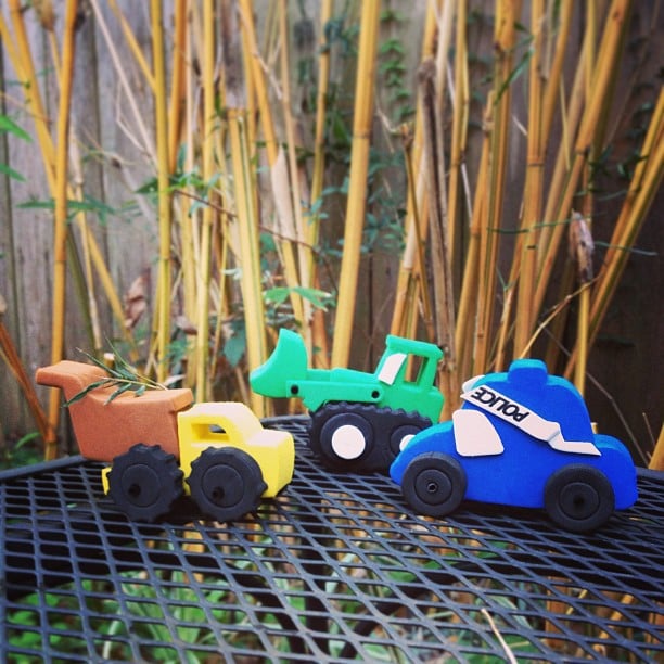 Put Together Foam Trucks Kids' CarThemed Crafts POPSUGAR Family Photo 7