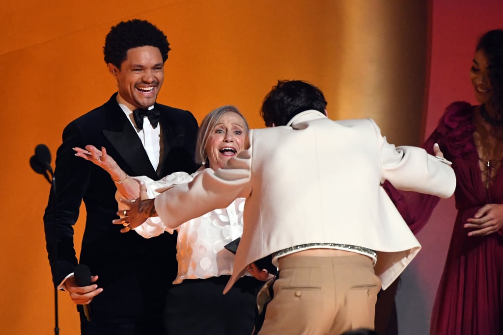 Harry Styles Dances With 78-Year-Old Fan at Grammys | Video