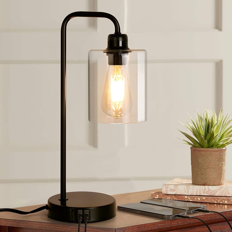 A Stylish Industrial Table Lamp: Albrillo Industrial Table Lamp