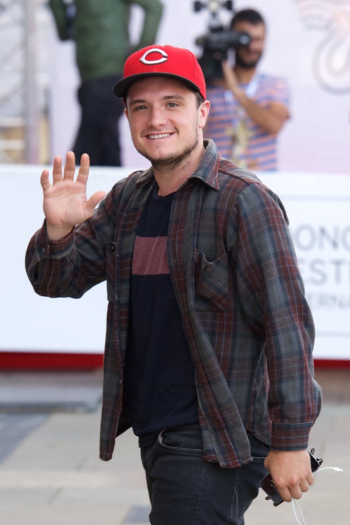 Josh Hutcherson showed off his love for the Cincinnati Reds when he popped up in San Sebastian, Spain, for the San Sebastian International Film Festival on Thursday.