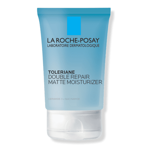 La Roche-Posay Toleriane双重修复无光的脸为油性皮肤保湿霜”title=