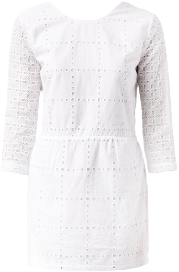 Roseanna Long-Sleeved Eyelet Dress