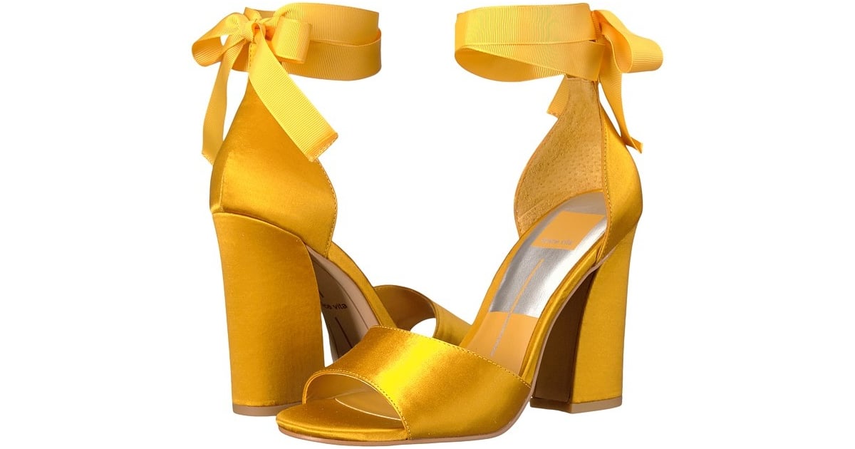 dolce vita yellow heels