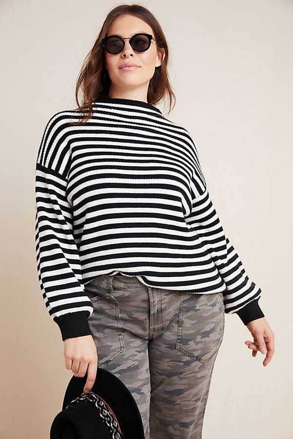 Line & Dot Sydney Balloon-Sleeved Sweater