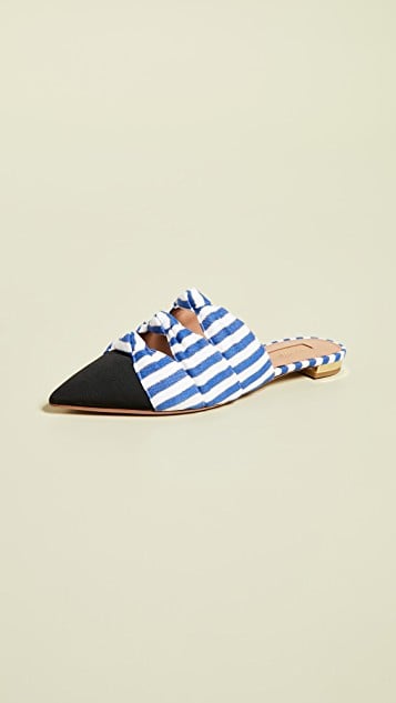 Aquazzura Mondaine Mule Flats