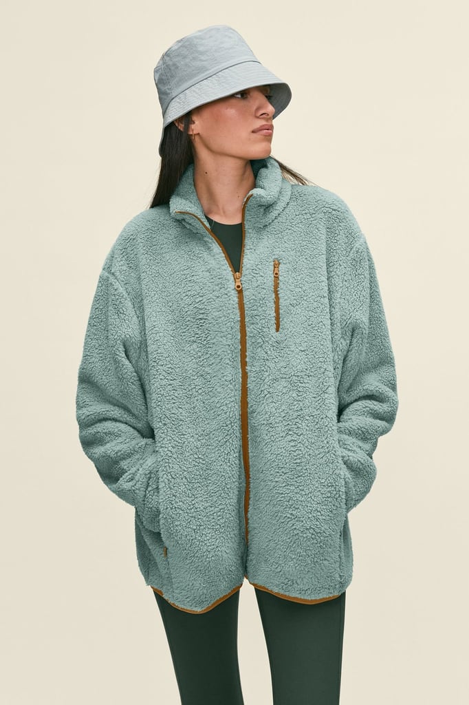 Girlfriend Collective Ice Full-Zip Sherpa