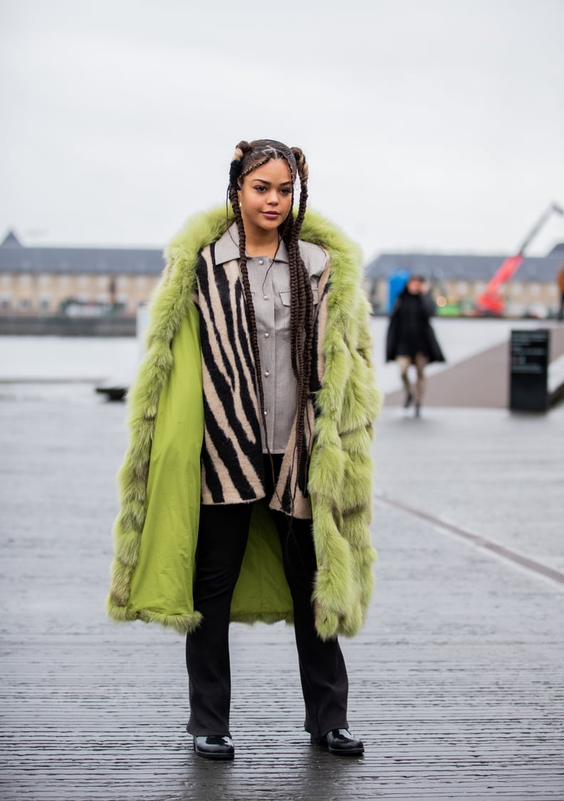 Cardigan Outfits With Animal Print