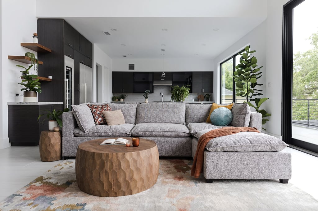 A Movie-Watching Sofa: Albany Park Kova Sofa + Ottoman