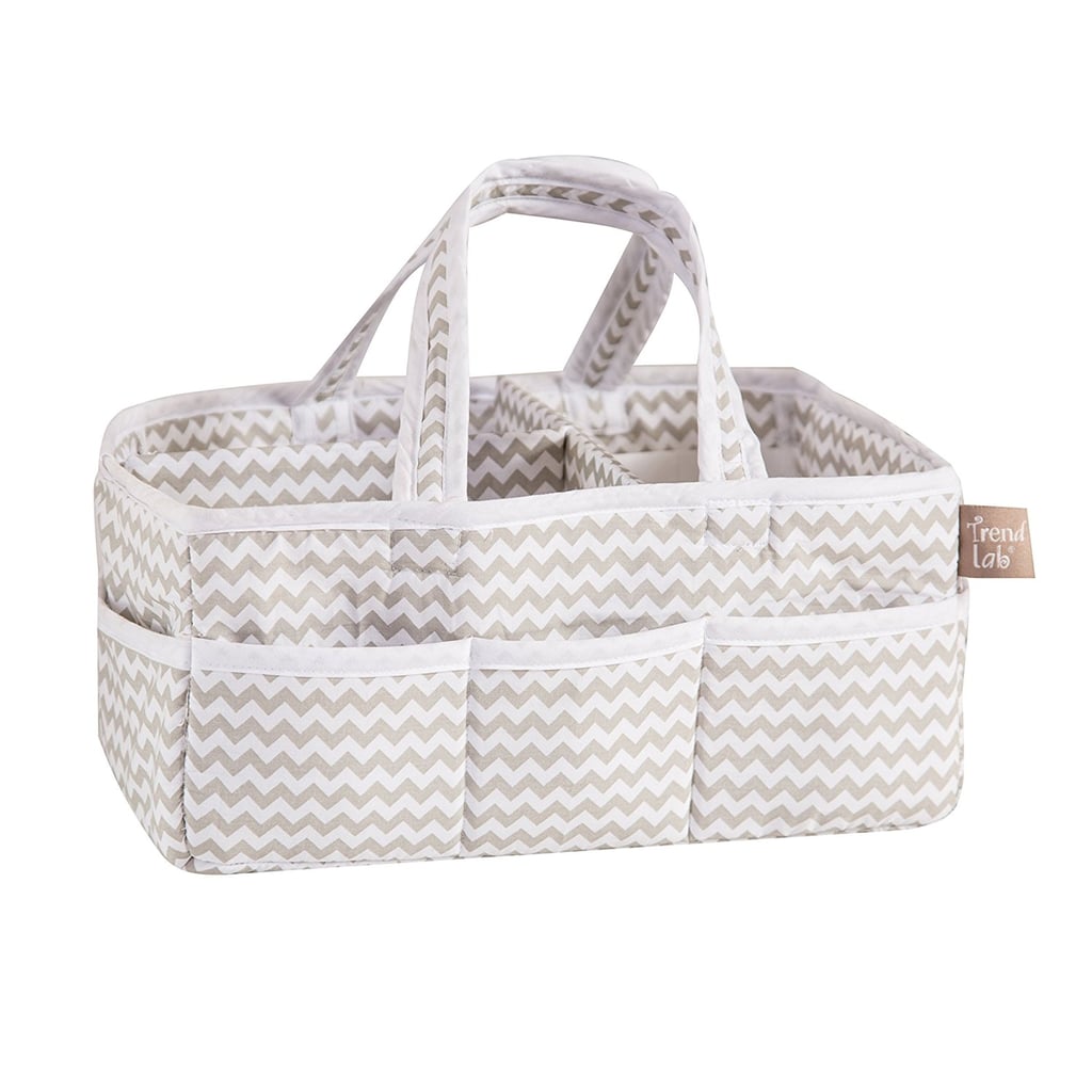 Trend Lab Dove Gray Chevron Storage