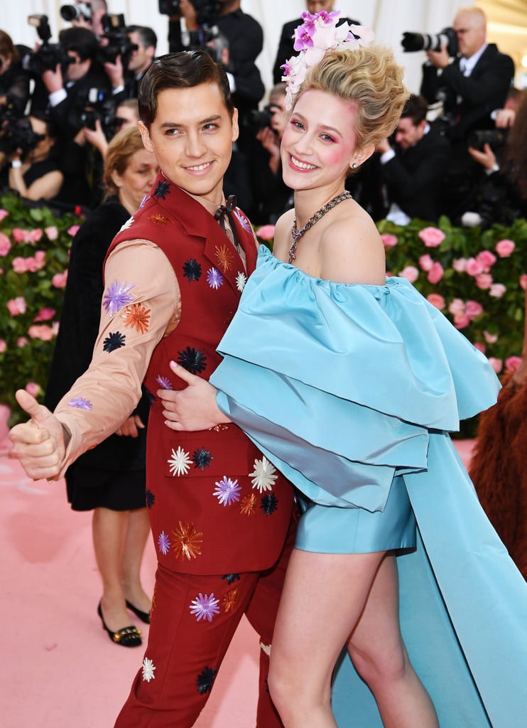 Lili Reinhart and Cole Sprouse at the Met Gala