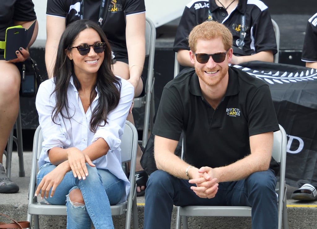 Harry and Meghan made their first public appearance as a couple at the 2017 games.