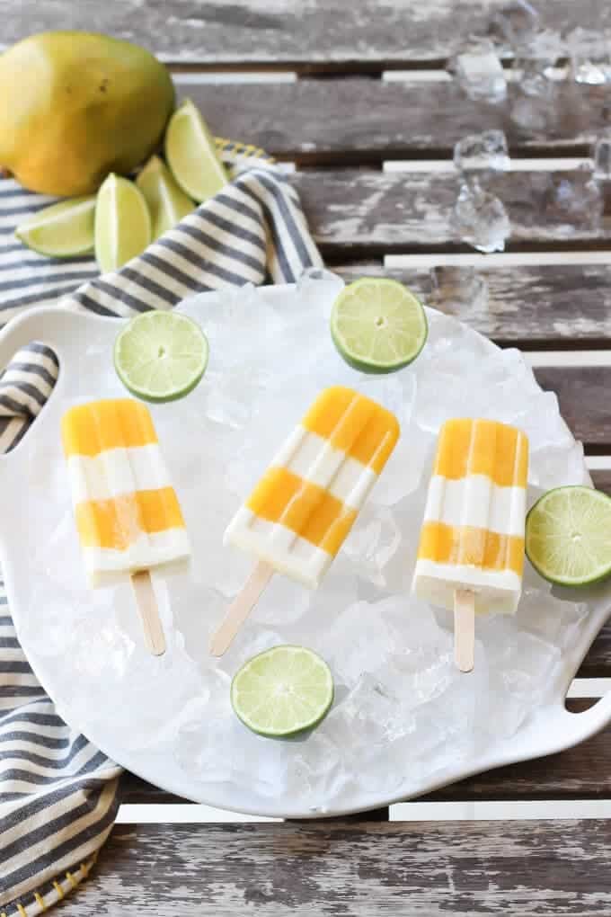 Spicy Mango Margarita Creamsicles