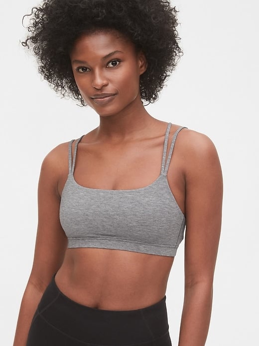 gapfit eclipse medium support strappy sports bra