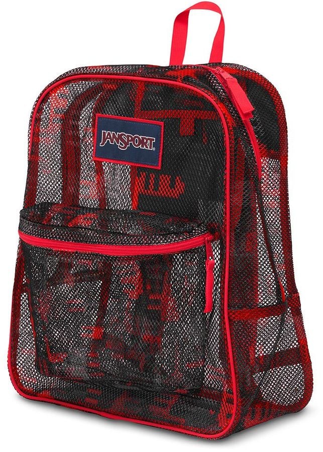 mesh jansport backpack