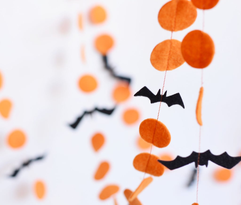 Orange and Black Garland