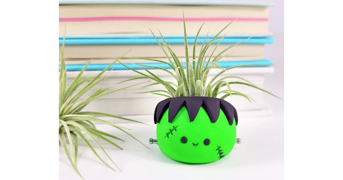 Frankenstein Air Plant Holder Mini Halloween Air Planters on Etsy