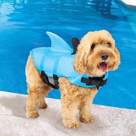 SwimWays Sea Squirts Doggie Jacket For Medium Dogs