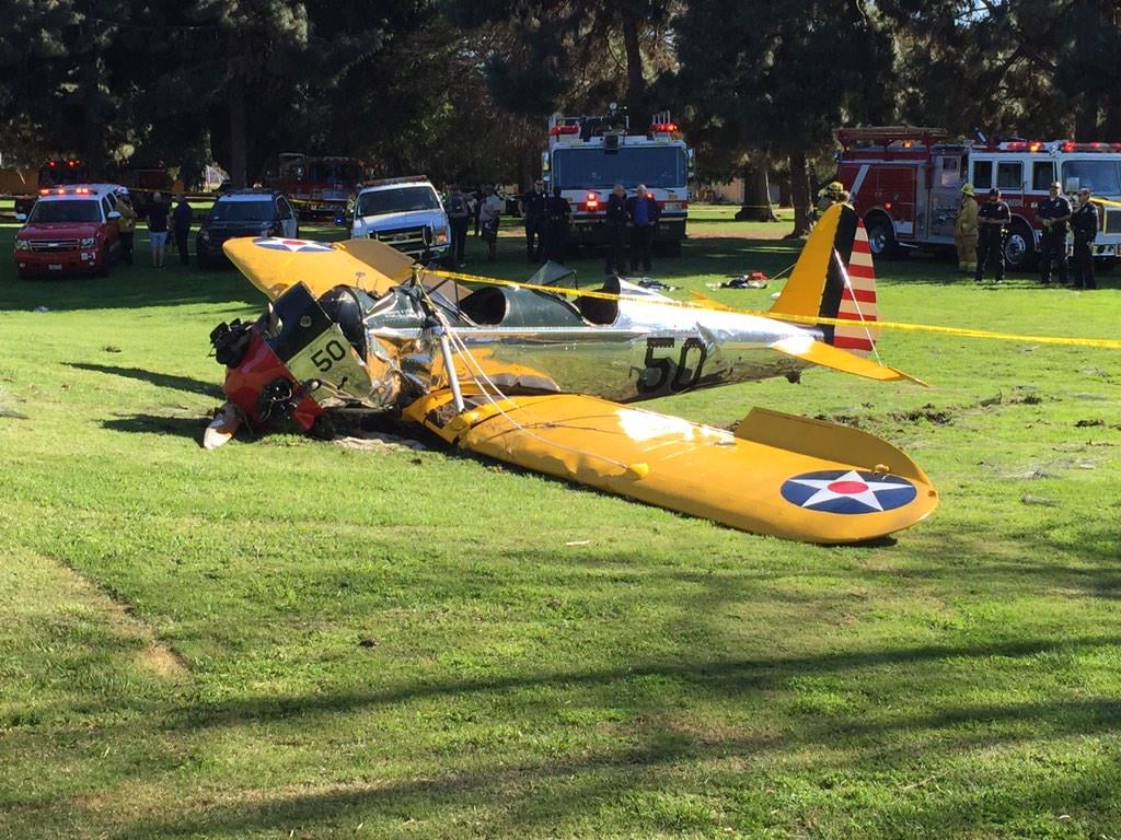 Harrison Ford Injured in Plane Crash