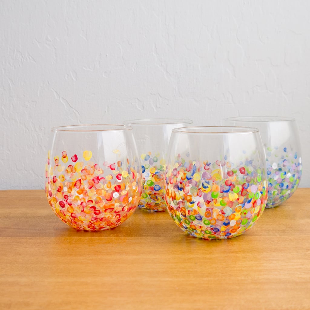 DIY Hand-Dotted Tumblers