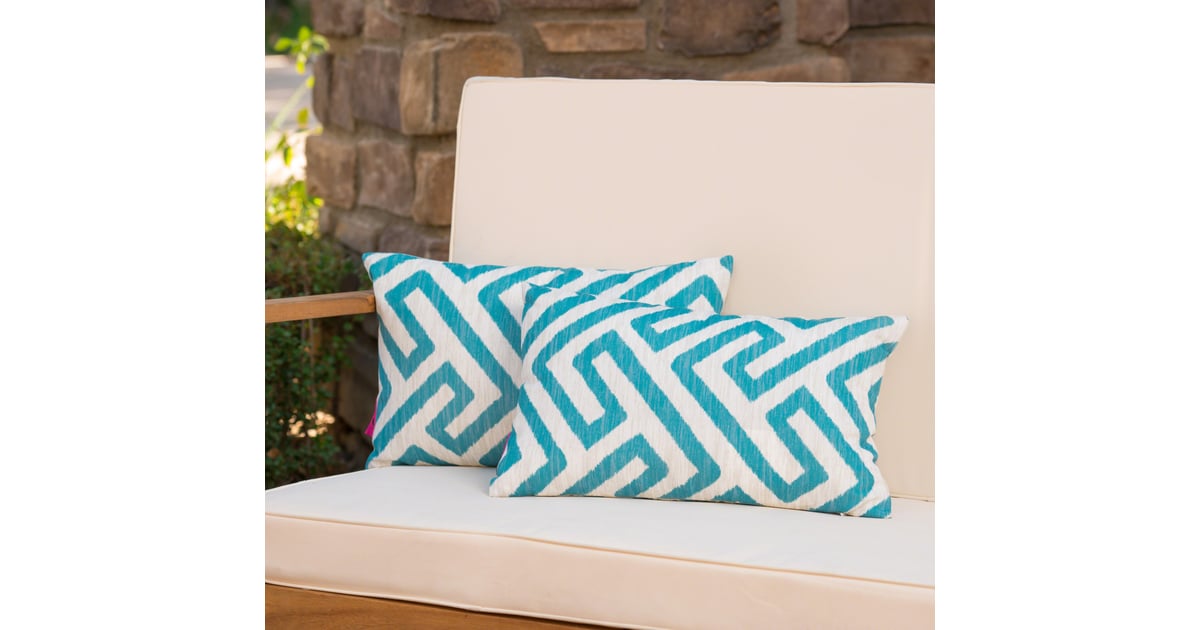 Swinford Geometric Rectangular Outdoor Lumbar Pillows Best Outdoor