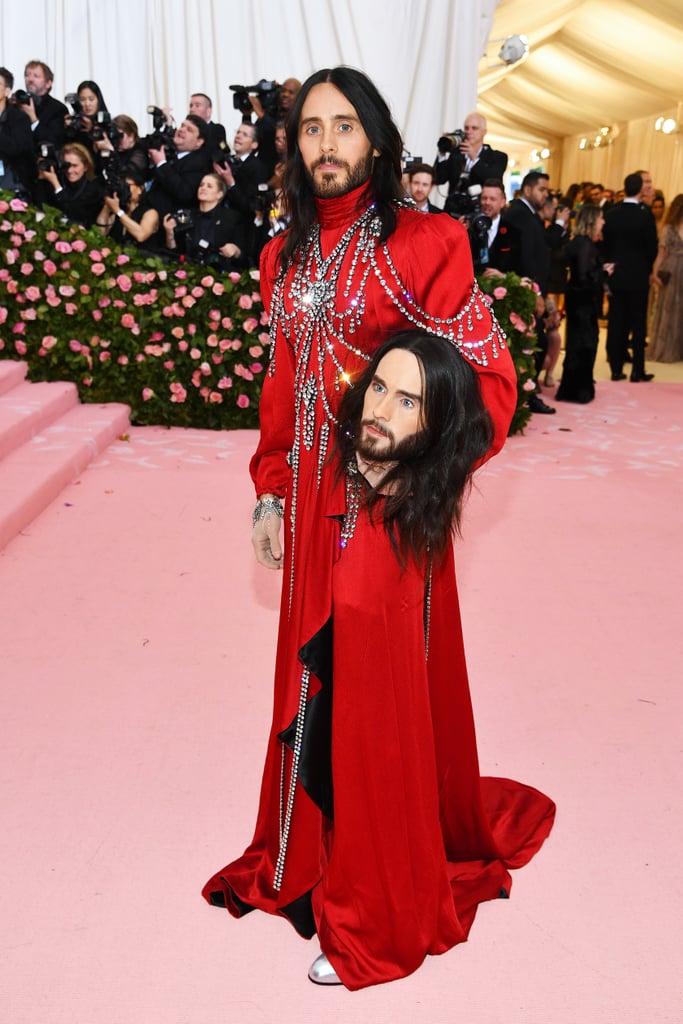 Jared Leto Carries Head at the Met Gala 2019