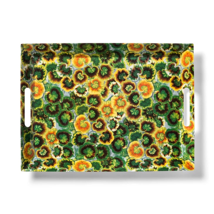 Details about   NWT JOHN DERIAN For Target Melamine Square Serving Tray Flower Print 12.12" 