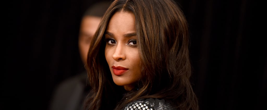Shop Ciara's Cheeky Pink Marble-Print One-Piece Swimsuit