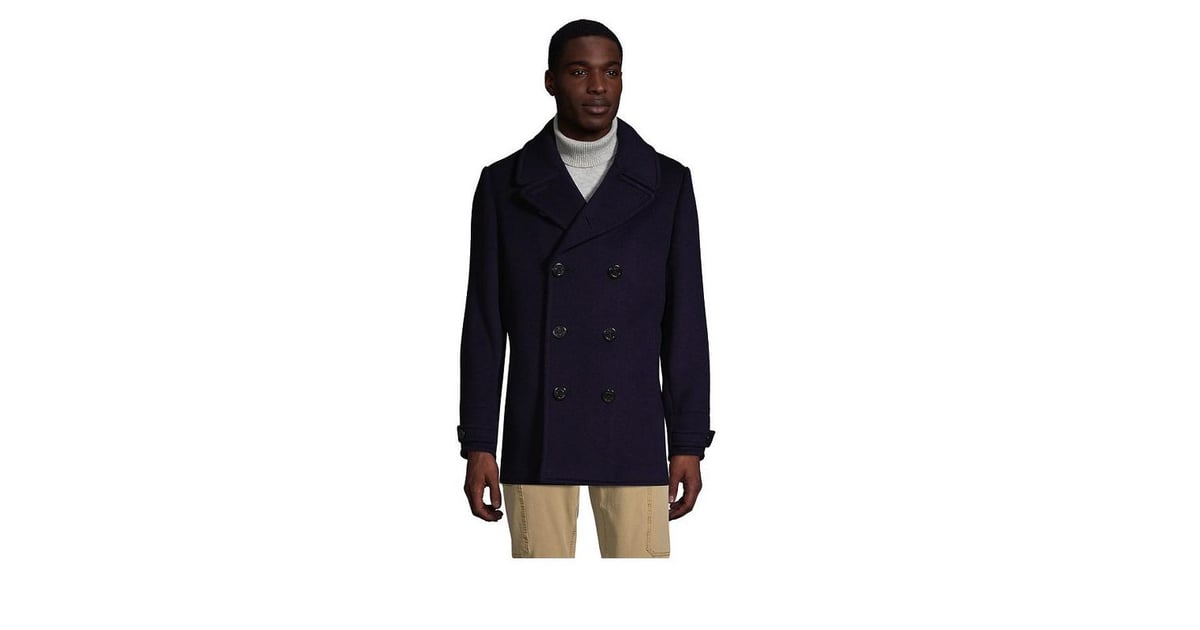Lands end sale mens peacoat