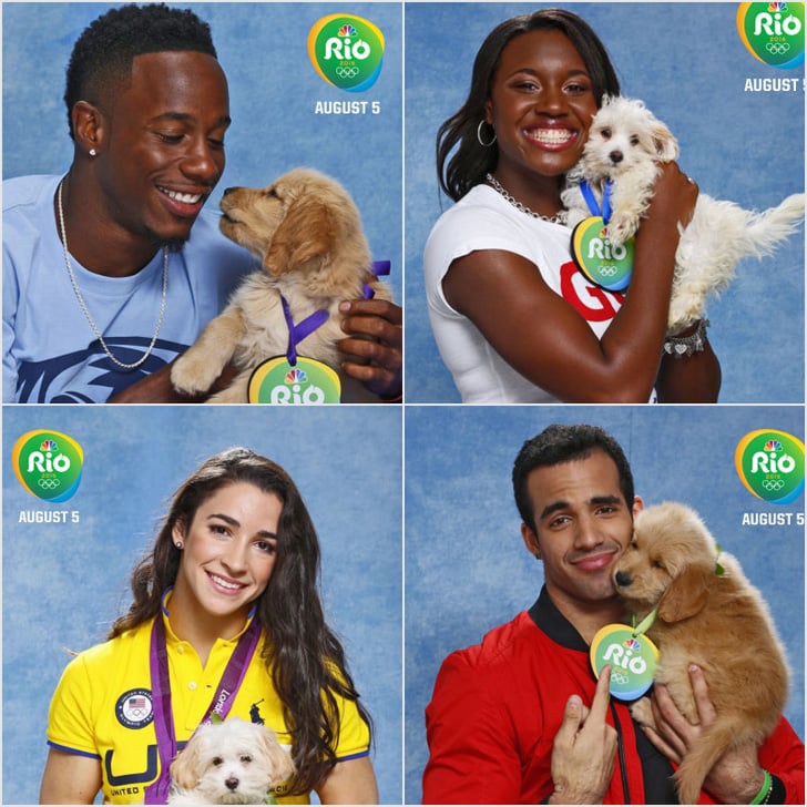 Olympians With Puppies