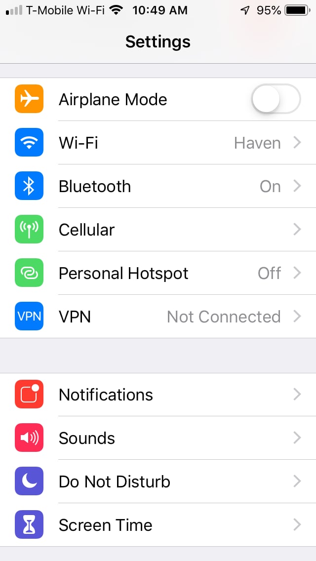 On Your iPhone, Go to Settings and Find Screen Time