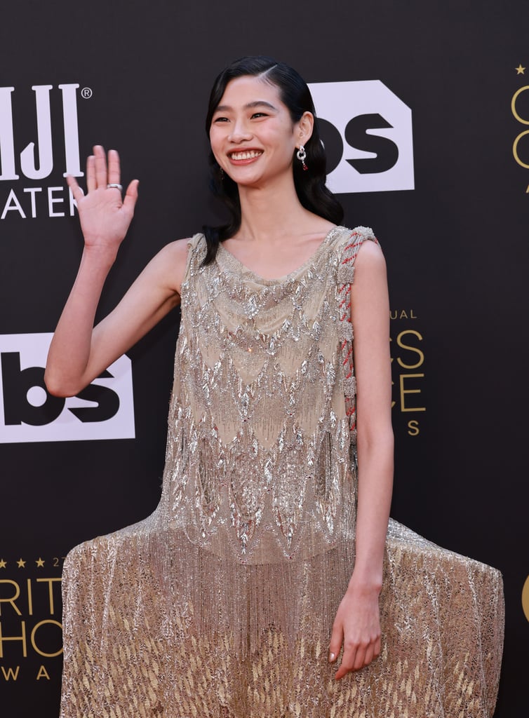 HoYeon's Louis Vuitton Dress at the Critics' Choice Awards